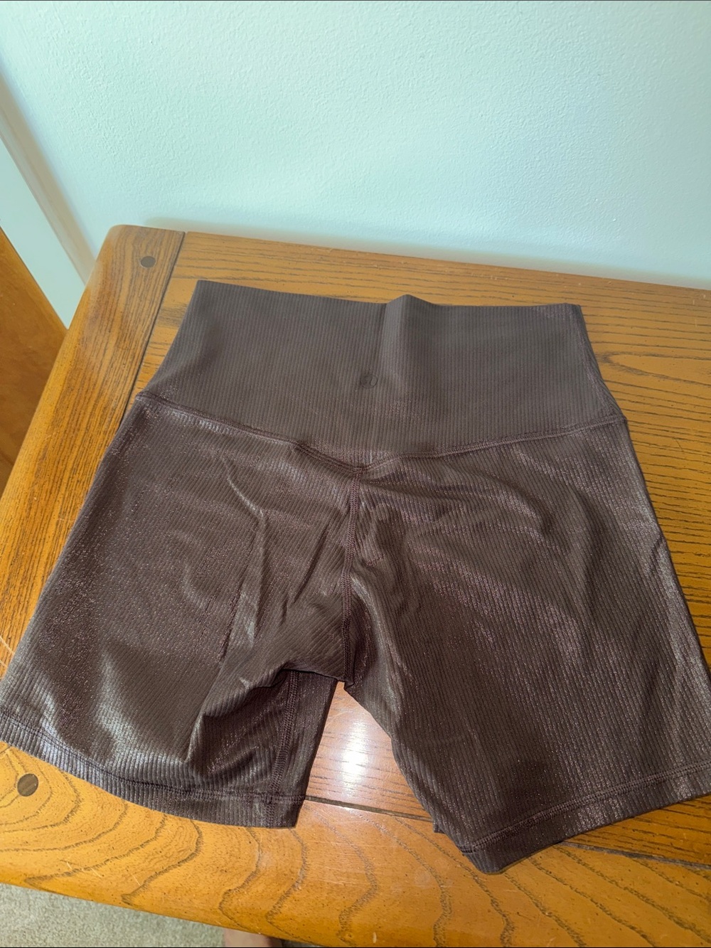 Lululemon Align High-Rise Ribbed Shine Short